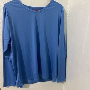Blue Long Sleeve Women's Top